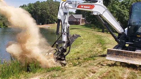 bobcat mini excavator brush cutter|brush attachment for bobcat.